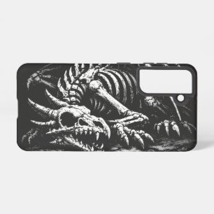Dragon Skeleton — by BurnsInHell Samsung Galaxy Case