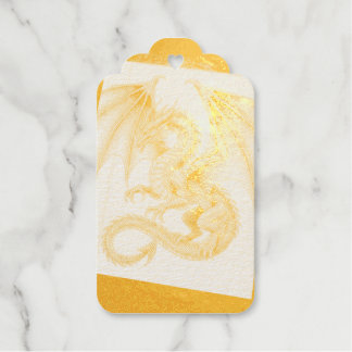 Dragon Sketch Mug Gift Tags