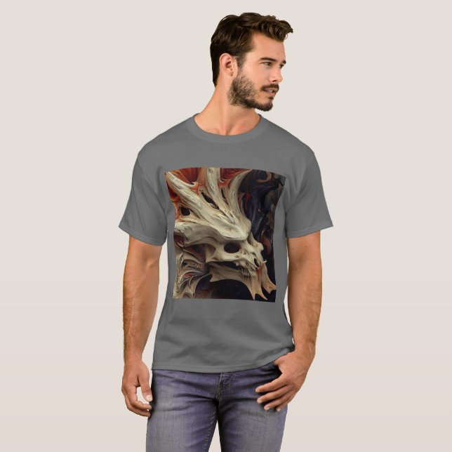Dragon Skull / Dragon Slayer T-Shirt (Front Full)
