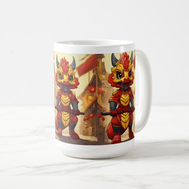 Dragon Skull Mug (Front Right)