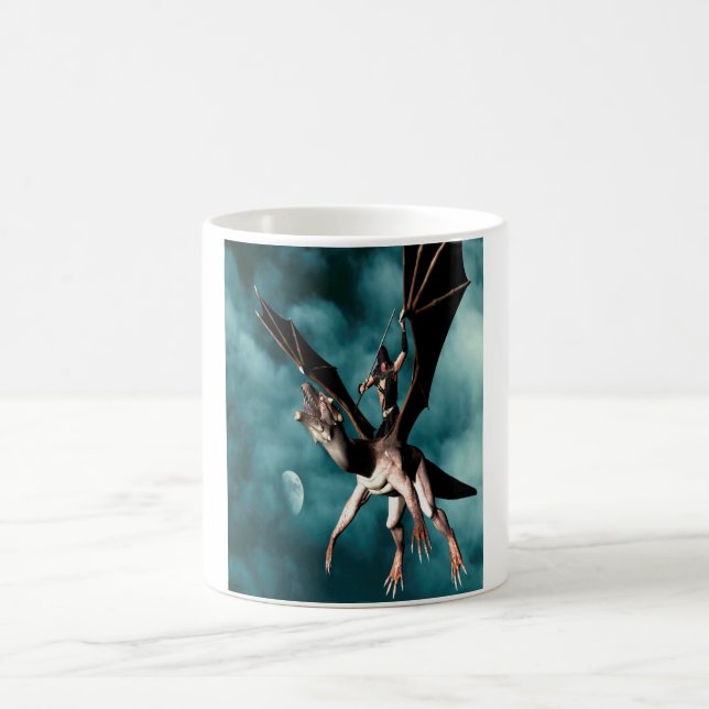 Dragon Sky Warrior Coffee Mug (Center)