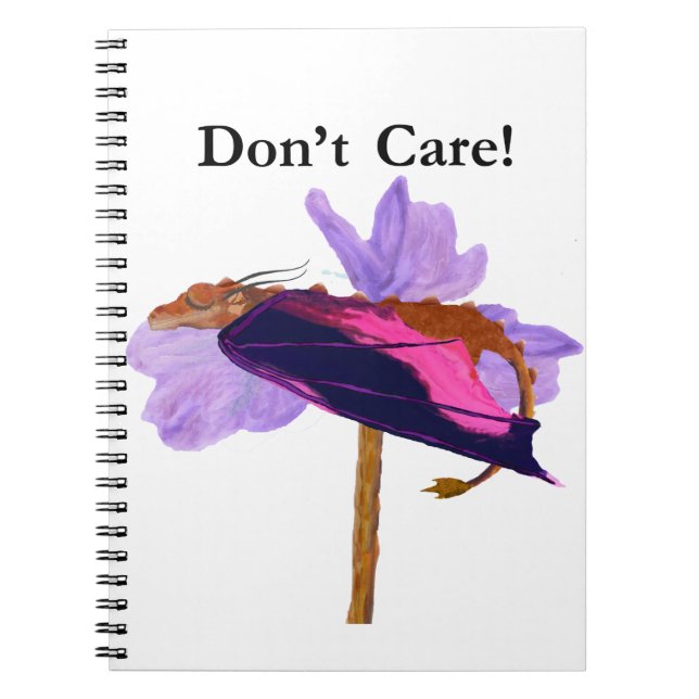 Dragon Sleeping Spiral Notebook (Front)