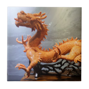 Dragon Small (4.25" x 4.25") Ceramic Photo Tile