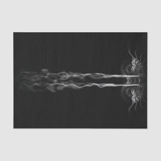 Dragon Smoke Black Tissue Paper (Front)