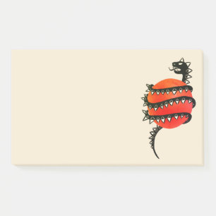 Dragon Snake Monster Post-it Notes
