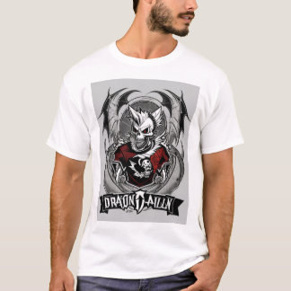 "Dragon Soul: Cute Skull Mascot Tee" T-Shirt