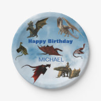 Dragon Species Fun Fantasy Personalised Birthday P