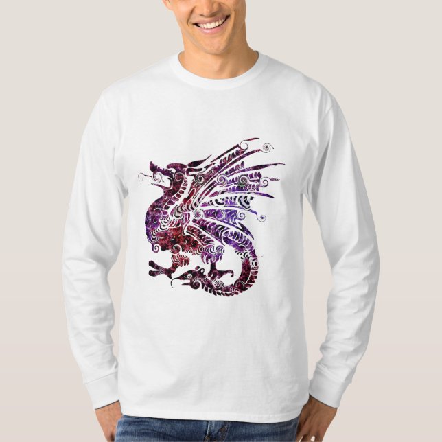 Dragon Spirit Animal Totem Emblem T-Shirt (Front)