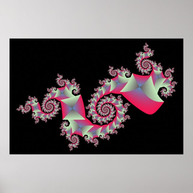 Dragon Squares Poster (Front)