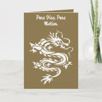 Dragon Stencil Style Cut Out Illustration