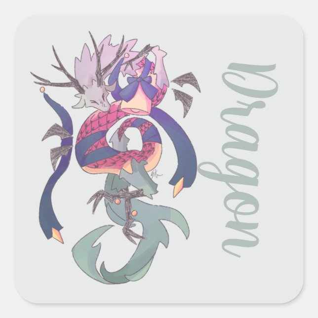 Dragon, sticker dragon (Front)