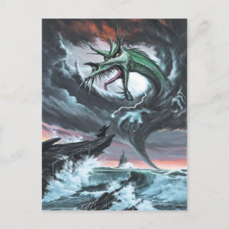 Dragon Storm Postcard