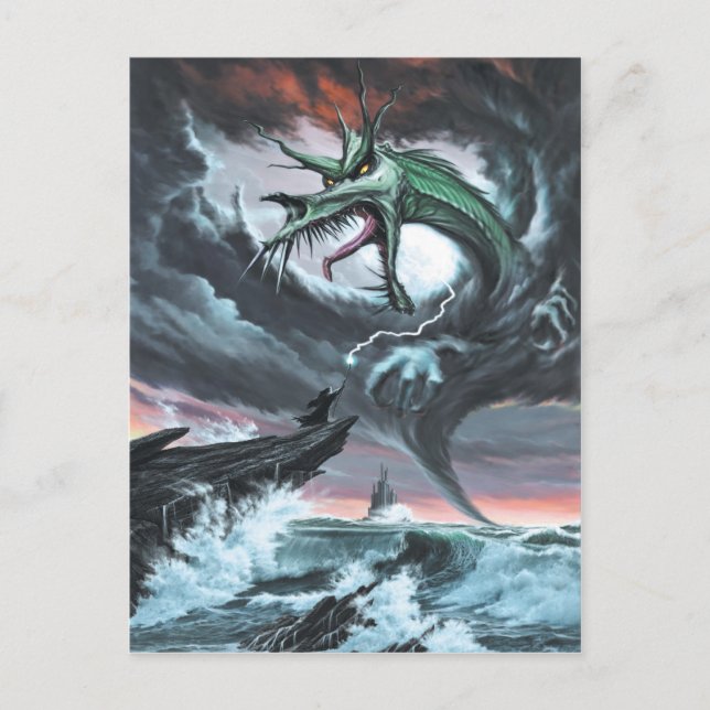 Dragon Storm Postcard (Front)