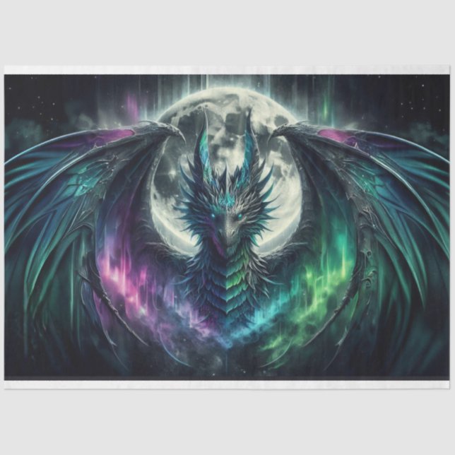 Dragon Storm Tissue Paper (Front)