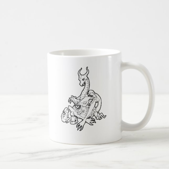 Dragon Storytime Coffee Mug (Right)