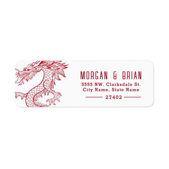 Dragon Style Pre-Addressed (Front)