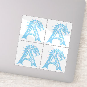 Dragon Styled Letter A, Dragon Alphabet, Monogram
