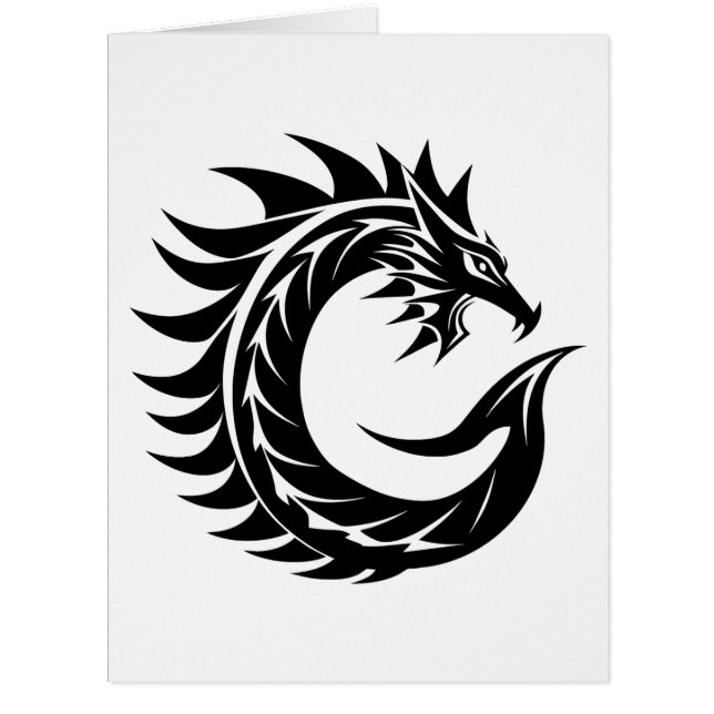 Dragon Styled Letter C, Dragon Alphabet, Monogram (Front)