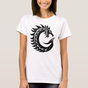 Dragon Styled Letter C, Dragon Alphabet, Monogram T-Shirt