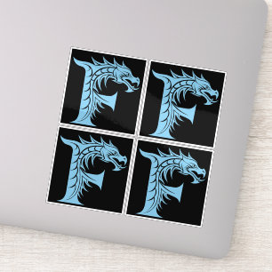 Dragon Styled Letter F, Dragon Alphabet, Monogram