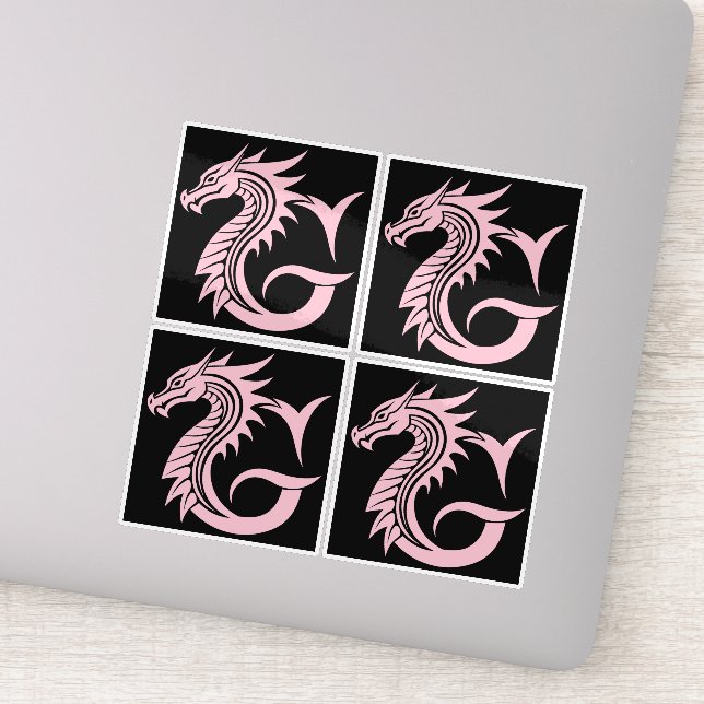 Dragon Styled Letter G, Dragon Alphabet, Monogram (Detail)