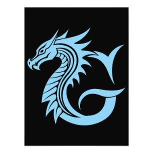 Dragon Styled Letter G, Dragon Alphabet, Monogram Photo Print