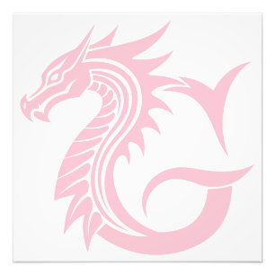 Dragon Styled Letter G, Dragon Alphabet, Monogram Photo Print