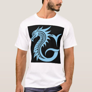 Dragon Styled Letter G, Dragon Alphabet, Monogram T-Shirt