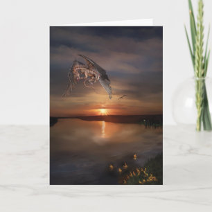 Dragon Sunset Card