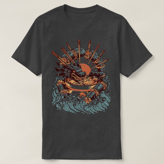 Dragon Sushi Ramen  T-Shirt (Design Front)
