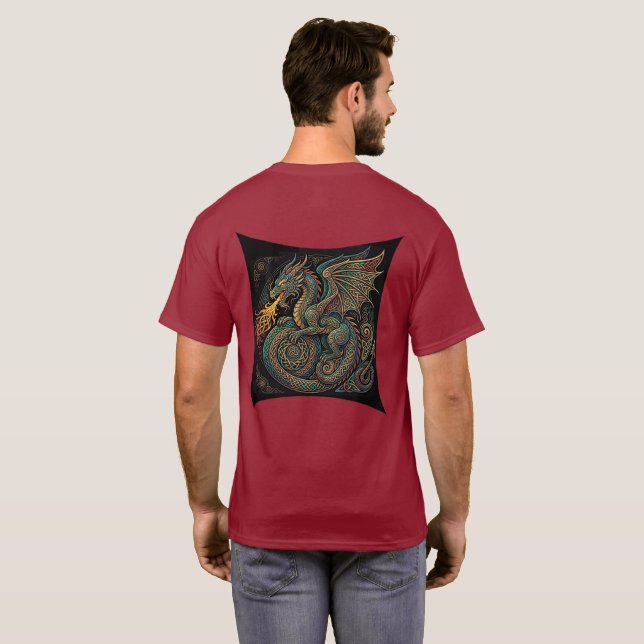 Dragon Swirl T-Shirt (Back Full)