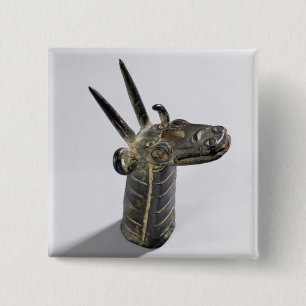 Dragon, symbol of the god Marduk, Late Assyrian Pe 15 Cm Square Badge