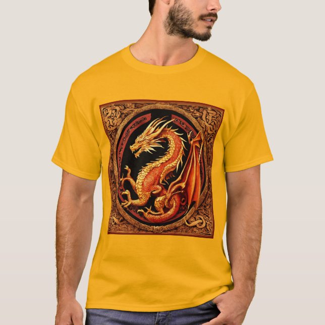Dragon symbolises Men's T-Shirt (Front)