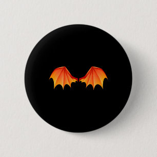 Dragon T Wings Halloween Costume Orange On The Ck 6 Cm Round Badge