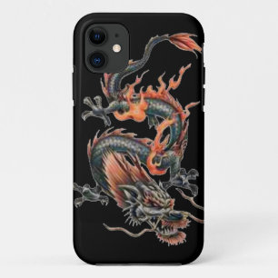 Dragon tattoo art cool fantasy creature fire Case-Mate iPhone case