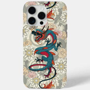 dragon tattoo light iPhone 15 pro max case
