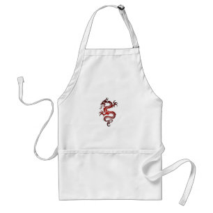 Dragon Tattoo - Red Standard Apron