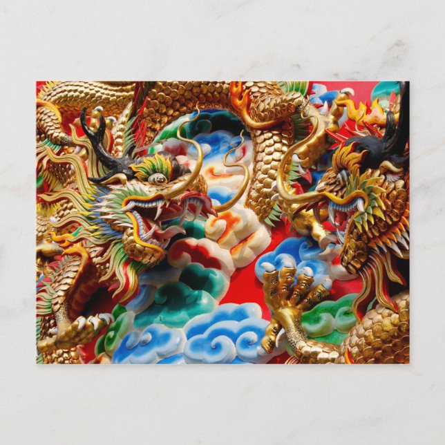 dragon temple postcard (Front)