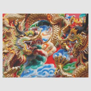 dragon temple tissue paper
