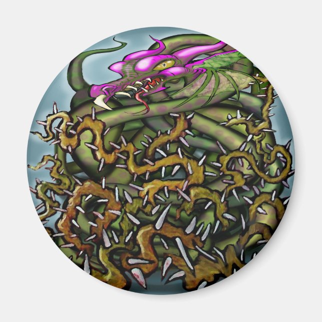 Dragon Thorns Magnet (Front)