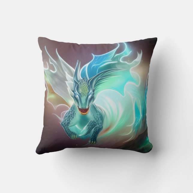 Dragon Throw Pillow (Back)