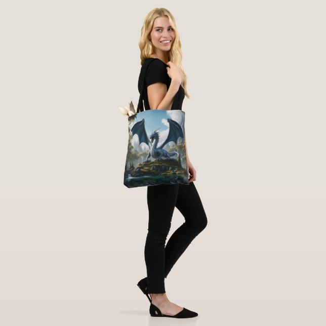 Dragon  tote bag (On Model)