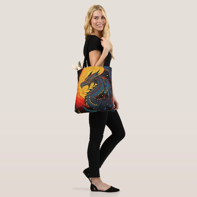 Dragon Tote Bag (On Model)