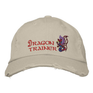 Dragon trainer embroidered hat