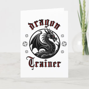 Dragon Trainer Fantasy Lizard Mythical Creature  Thank You Card