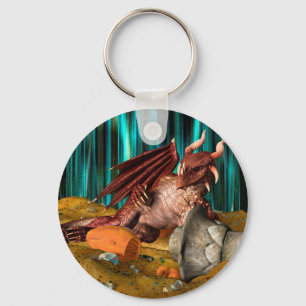 Dragon Treasure Key Ring