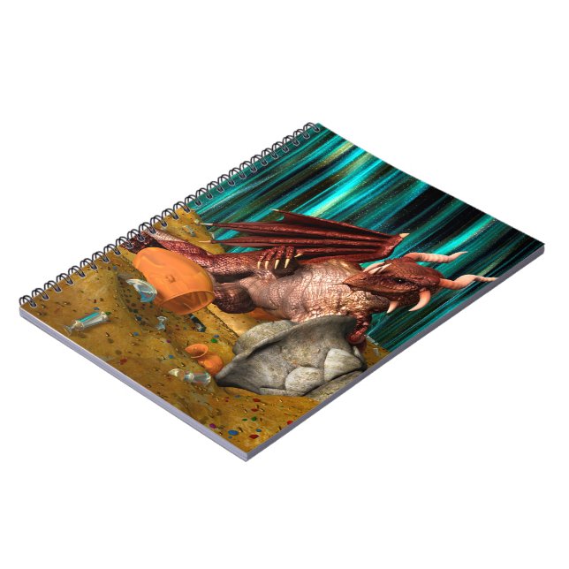 Dragon Treasure Spiral Notebook (Left Side)