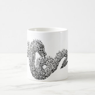 dragon tribal coffee mug