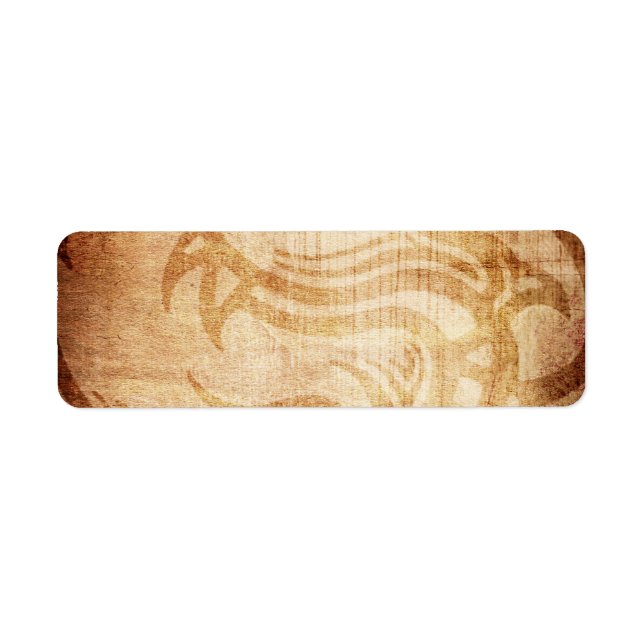 DRAGON TRIBAL GRUNGE BROWNS FANTASY BACKGROUNDS D (Front)
