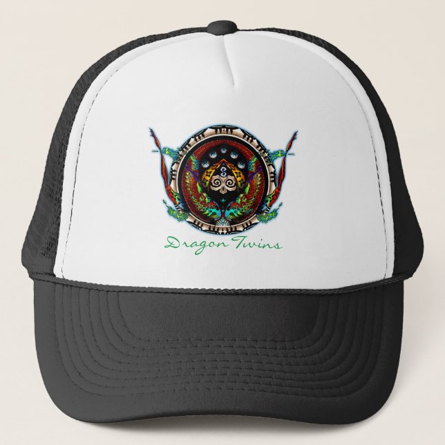 Dragon Twins Trucker Hat (Front)
